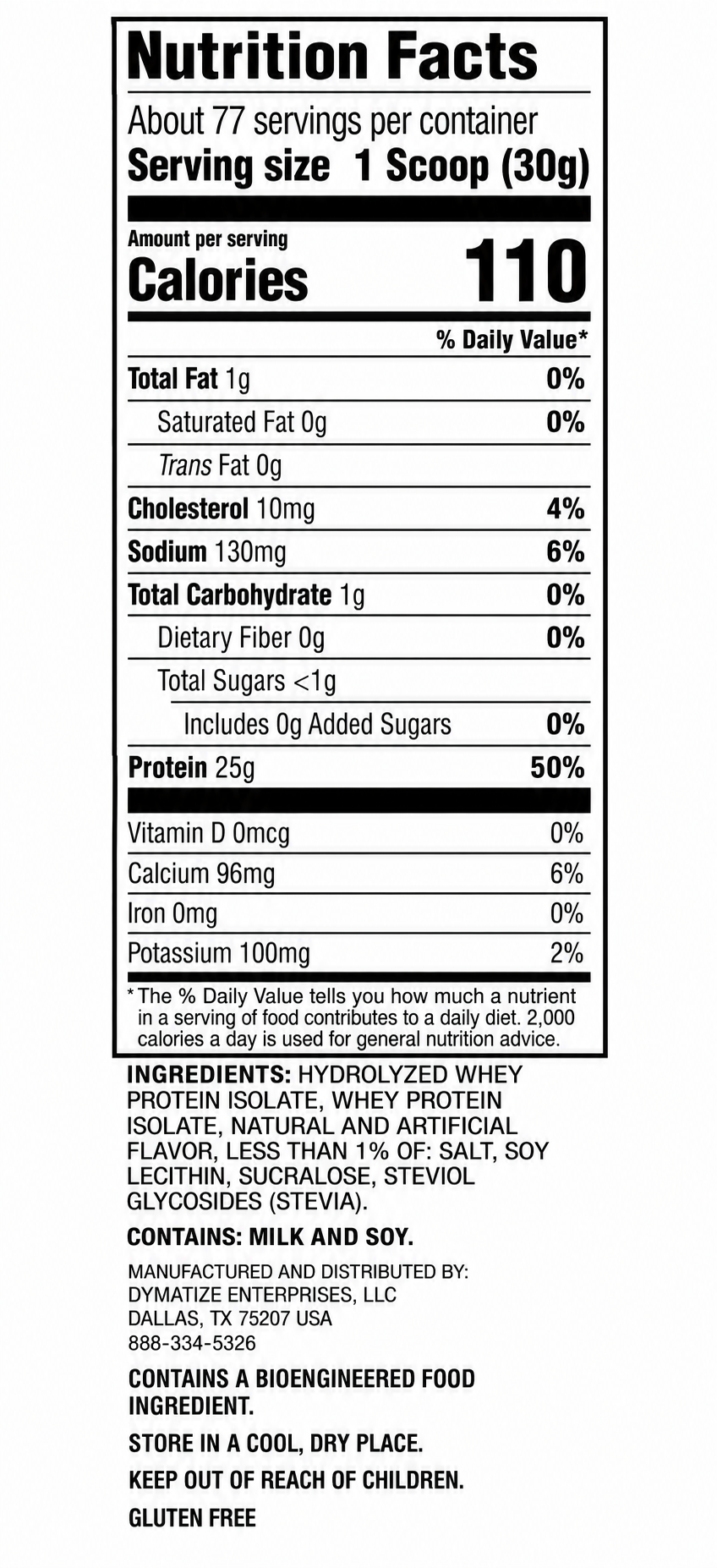 Proteina Iso 100 5 L Hydrolized