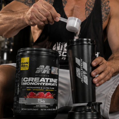 Creatina Monohidratada Platinum Muscletech 400gr Con Sabor
